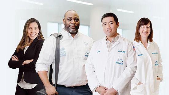 Funcionários da Ecolab