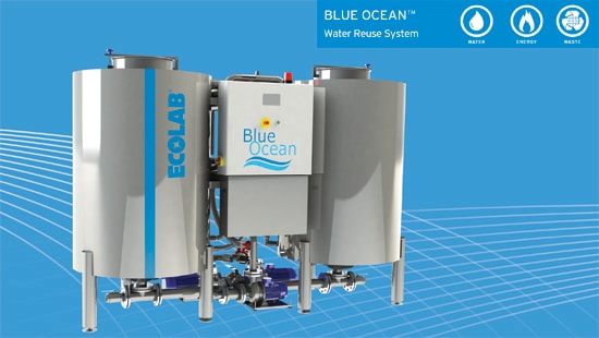 Ecolab’s Blue Ocean Laundry Water Filtration System 