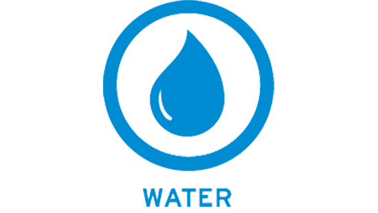 Water droplet icon.