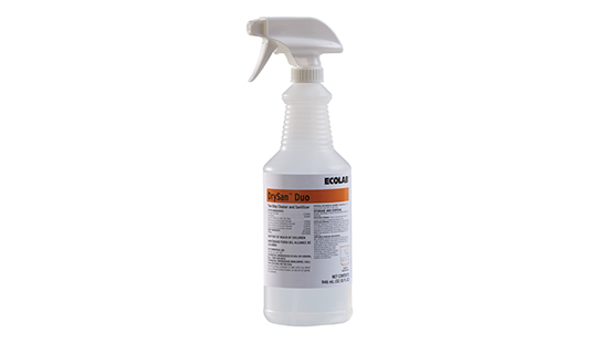 DrySan Duo and Eco-Wipe Duo No-Rinse Cleaners and Sanitizers