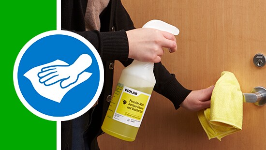Ecolab disinfectant spray 