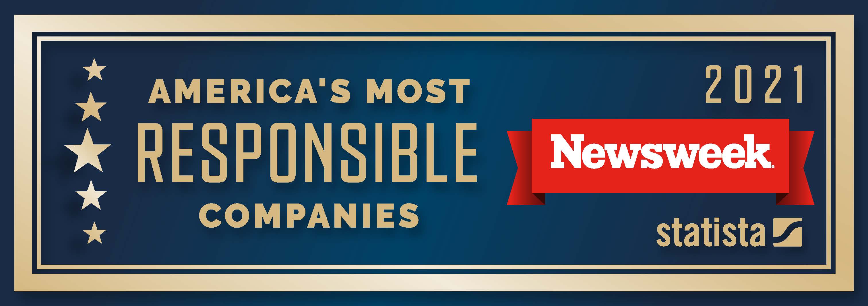Newsweek's Most Responsible Companies logo 