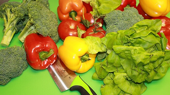 AFVT for LTC Vegetables treated with safe food produce, Antimicrobial Fruit and Vegetable Treatment.