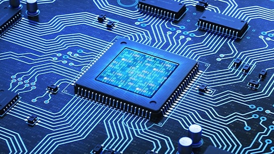 An Intel processor