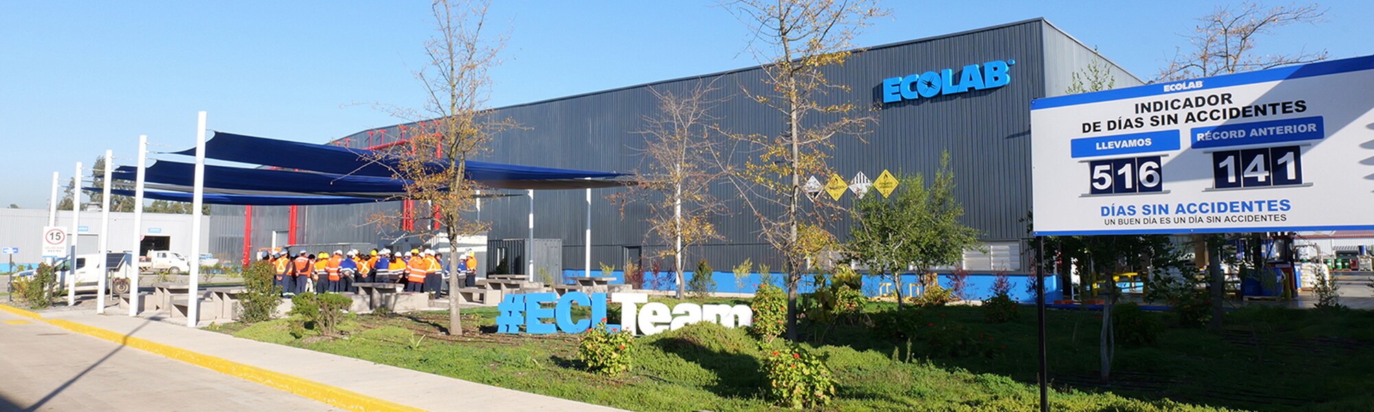 Fábrica da Ecolab em Santiago, Chile